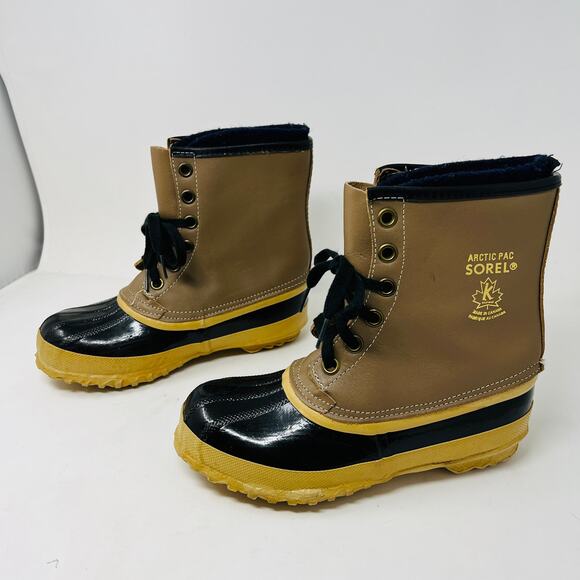 Sorel Arctic Pac Lace Up Boots Snow Outdoor Winter - 5 - Picture 4 of 9